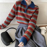 Boogzel Apparel Primary Colors Cropped Knit Sweater, view 2