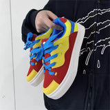 Boogzel Apparel Primary Colors Skater Sneakers, view 2