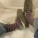 Boogzel Apparel Primary Colors Striped Socks, view 3