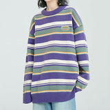 Boogzel Apparel Primary Colors Striped Sweater, view 6