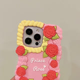 Boogzel Apparel Prince Rose iPhone Case, view 3