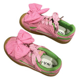 Boogzel Apparel Princess Mood Bow Lace Up Sneakers, view 6
