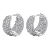 Boogzel Apparel Princess Pleasures Rhinestone Hoops, view 2