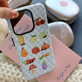 Boogzel Apparel Provence Picnic Gingham iPhone Case, view 3