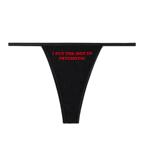 Boogzel Apparel Psychotic Thong Panty