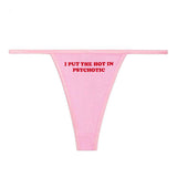 Boogzel Apparel Psychotic Thong Panty, view 2