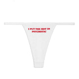 Boogzel Apparel Psychotic Thong Panty, view 3