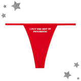 Boogzel Apparel Psychotic Thong Panty, view 4