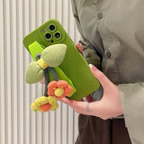 Boogzel Apparel Puffer Flower iPhone Case, view 2