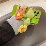 Boogzel Apparel Puffer Flower iPhone Case, view 4