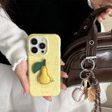 Boogzel Apparel Puffer Pear iPhone Case, view 6
