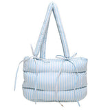 Boogzel Apparel Puffer Striped Shoulder Bag, view 2