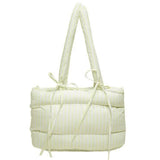 Boogzel Apparel Puffer Striped Shoulder Bag, view 3