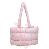 Boogzel Apparel Puffer Striped Shoulder Bag, view 4