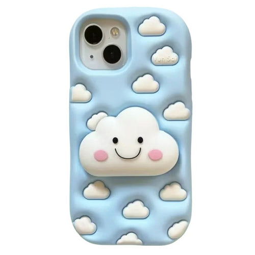 Boogzel Apparel Puffy Clouds iPhone Case