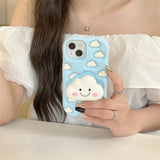 Boogzel Apparel Puffy Clouds iPhone Case, view 2