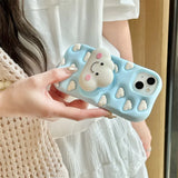 Boogzel Apparel Puffy Clouds iPhone Case, view 3