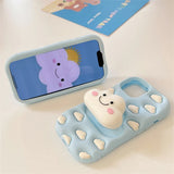Boogzel Apparel Puffy Clouds iPhone Case, view 4