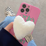 Boogzel Apparel Puffy Heart iPhone Case, view 2