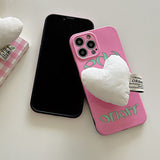 Boogzel Apparel Puffy Heart iPhone Case, view 4