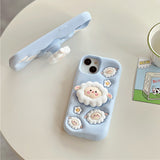 Boogzel Apparel Puffy Sheep iPhone Case, view 3