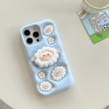 Boogzel Apparel Puffy Sheep iPhone Case, view 4