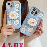 Boogzel Apparel Puffy Sheep iPhone Case, view 6