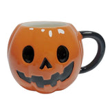 Boogzel Apparel Pumpkin in Witch Hat Ceramic Mug, view 2