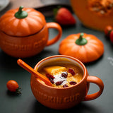 Boogzel Apparel Pumpkin Shaped Mug, view 4
