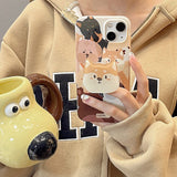 Boogzel Apparel Puppies iPhone Case, view 2
