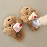 Boogzel Apparel Puppy & Cake Fluffy Slippers, view 4