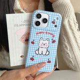 Boogzel Apparel Puppy & Cherry iPhone Case, view 2