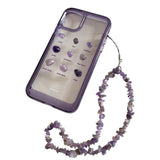 Boogzel Apparel Purple Crystal Aesthetic iPhone Case, view 4
