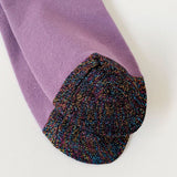 Boogzel Apparel Purple Flower & Cat Aesthetic Socks, view 4