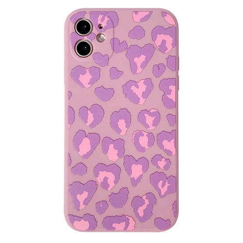 Boogzel Apparel Purple Leopard iPhone Case