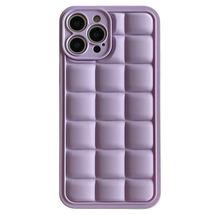 Boogzel Apparel Purple Plaid iPhone Case