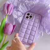 Boogzel Apparel Purple Plaid iPhone Case, view 2