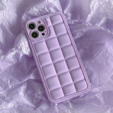 Boogzel Apparel Purple Plaid iPhone Case, view 3