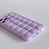 Boogzel Apparel Purple Plaid iPhone Case, view 4