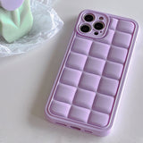 Boogzel Apparel Purple Plaid iPhone Case, view 5