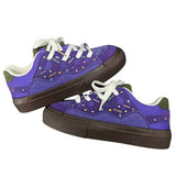 Boogzel Apparel Purple Star Skater Sneakers, view 3