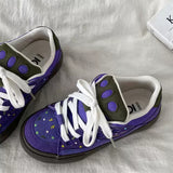 Boogzel Apparel Purple Star Skater Sneakers, view 5