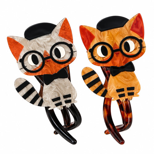 Boogzel Apparel Purrfessor Kitty Hair Pin