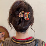 Boogzel Apparel Purrfessor Kitty Hair Pin, view 2