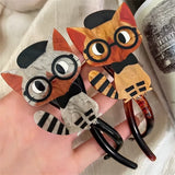 Boogzel Apparel Purrfessor Kitty Hair Pin, view 4