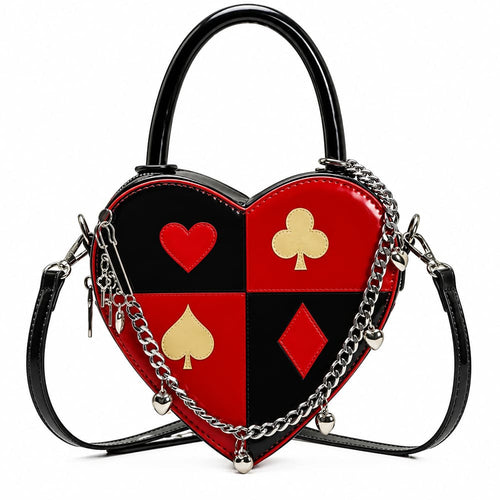 Boogzel Apparel Queen of Hearts Mini Handbag