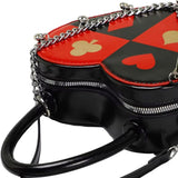Boogzel Apparel Queen of Hearts Mini Handbag, view 5