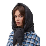 Boogzel Apparel Quilted Hooded Triangle Scarf, view 3