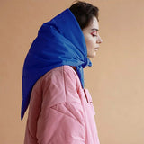 Boogzel Apparel Quilted Hooded Triangle Scarf, view 4