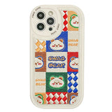 Boogzel Apparel Rabbit & Bear Embroidery iPhone Case, view 3